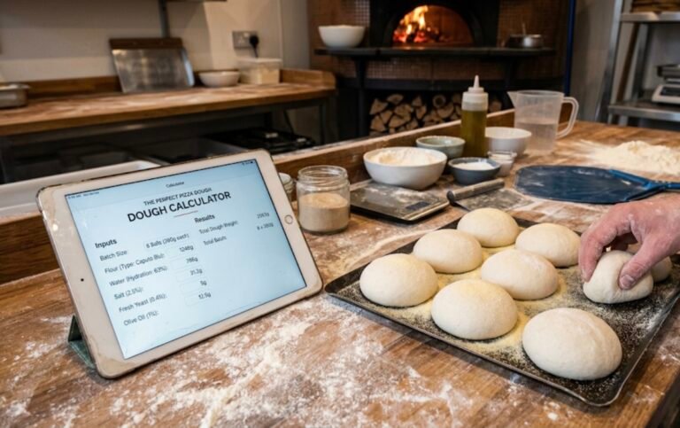 Pizza Dough Calculator: Flour, Water and Hydration